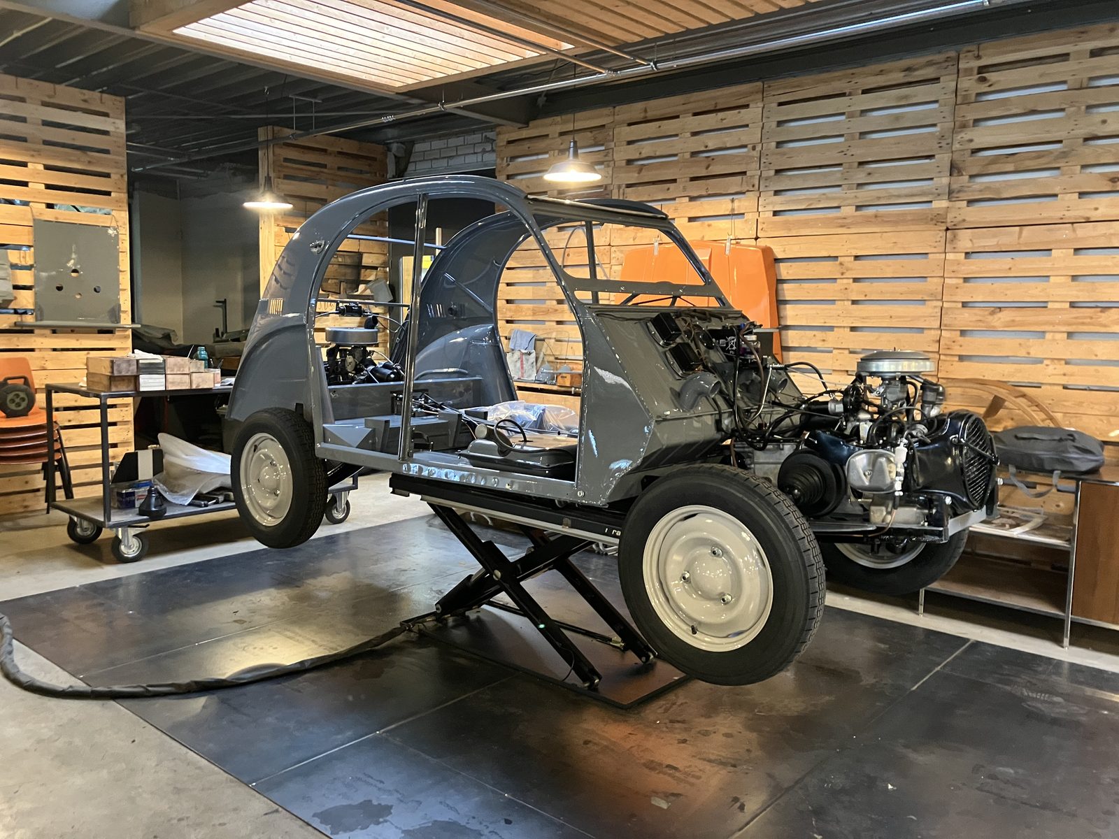 Citroën 2CV en restauration